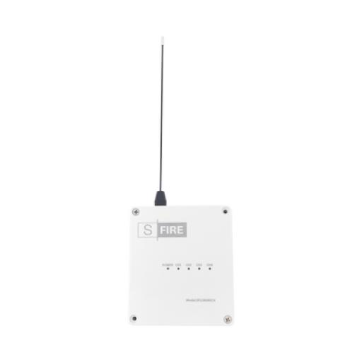 [SFIRE_SF-LORA-REC-4] SFire Receptor inalámbrico / 2500 metros de cobertura / 4 salidas de relevador tipo C