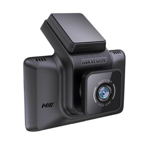 [HIKVISIONDIGITALTECHNOLOGY_AE-DC4328-K5] Hikvision Digital Technology Cámara de Tablero / Cámara Frontal de 4 Megapixel (2K) y Trasera de 2 Megapixel (1080p) / H.265 /  Pantalla Touch 3" / WiFi / G-Sensor / Micrófono y Bocina Integrada / Micro SD / Soporta App / Facil de Instalar