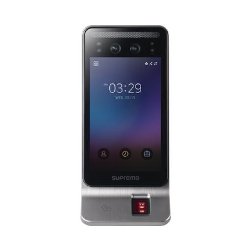 [SUPREMA_FSF2ODB] Suprema Lector Multi-tecnologia con detector de cubrebocas- Reconocimiento Facial, Huella, Tarjeta Móvil y lector de RFID(125kHz EM & 13.56 Mhz MIFARE)  Compatible con BioStar2