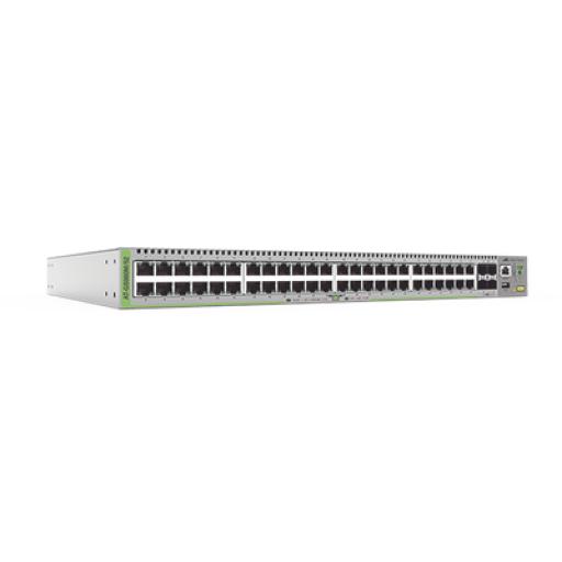 [ALLIEDTELESIS_AT-GS980M/52-10] Allied Telesis Switch Administrable CentreCOM GS980M, Capa 3 de 48 puertos 10/100/1000Mbps + 4 SFP Gigabit