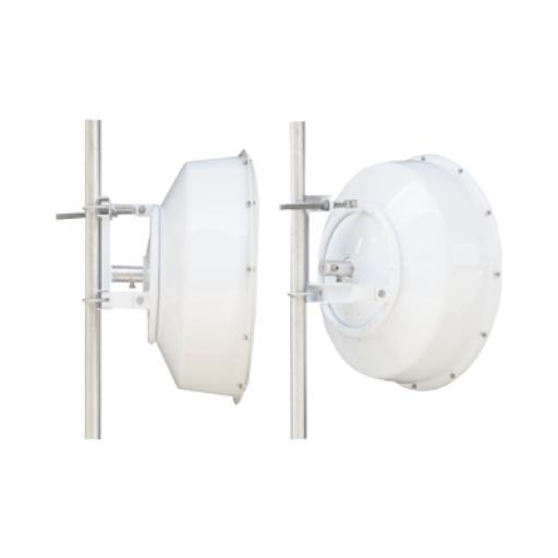 [TXPRO_TXP496530PB2] txPRO Antena direccional de alta resistencia, Ganancia 30 dBi, (4.9 -6.4 GHz), Plato hondo para mayor inmunidad al ruido, Conectores N-Hembra, Montaje incluido.