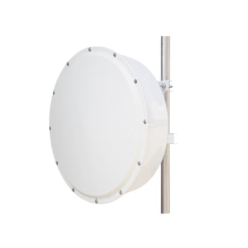 [TXPRO_TXP-4965-30PB2-KIT] txPRO Antena direccional de alta resistencia, Ganancia 30 dBi, (4.9 -6.5 GHz), Plato hondo para mayor inmunidad al ruido, Conectores N-Hembra, Montaje y radomo incluido
