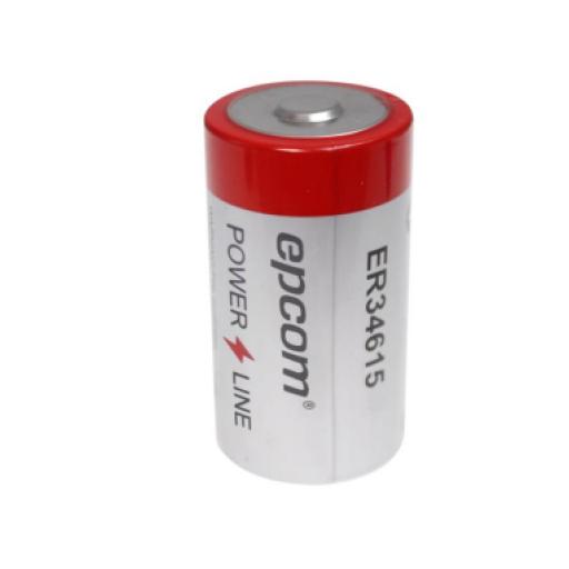 [EPCOM_ER-34615] Epcom Bateria de 3.6V a 19Ah Li-SOCI2 Tamaño D ( Batería no recargable )