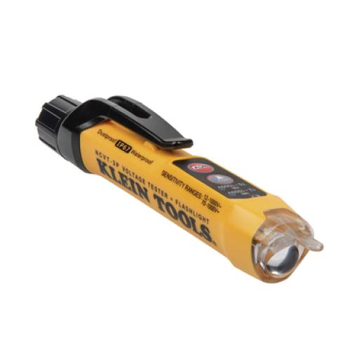 [KLEINTOOLS_NCVT3P] Klein Tools Detector de Voltaje sin contacto de doble rango, de 12 - 1000 V CA con linterna.
