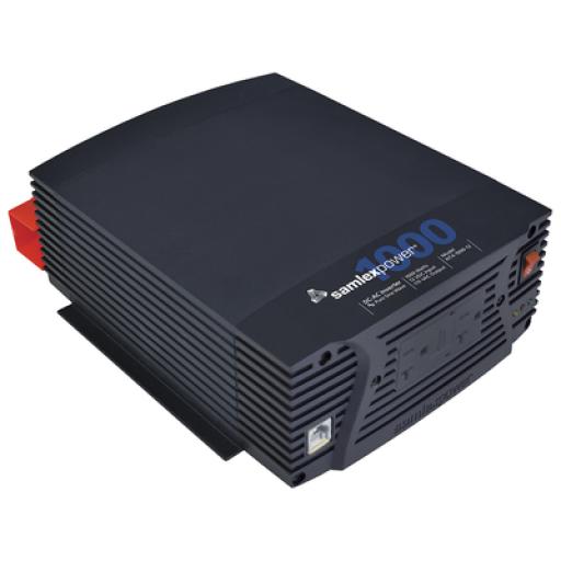 [SAMLEX_NTX100012] Samlex Inversor de Corriente de Onda Senoidal Pura 1000 W / 12 Vcc / salida 120VCA 