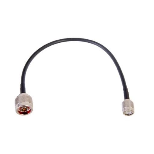 [EPCOM_SN-58U-TNC-30] Epcom Jumper de 30 cm fabricado con cable RG-58U-SYS, conector "N" y conector "TNC" en el otro extremo