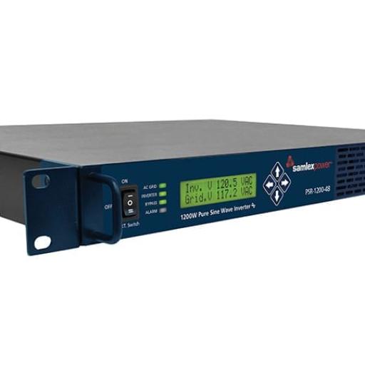 [SAMLEX_PSR-1200-48] Samlex Inversor de corriente Onda Pura Montaje en rack 1200W, 48 Vcc- 120 VCA, 50/60 Hz