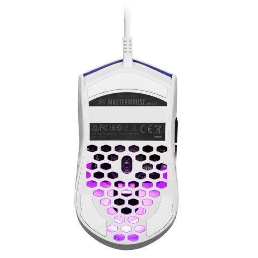 [COOLERMASTER_MM-711-WWOL1] MOUSE COOLER MASTER MM711 WHITE RGB 16K DPI MM-711-WWOL1