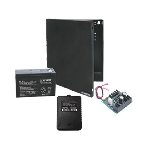 [EPCOM_RT1640ELKPL7] Epcom Kit con fuente ELK Products ( ELK624 ) con salida de 12 Vcc a 1 Amper, incluye transformador y batería de 7 Amper