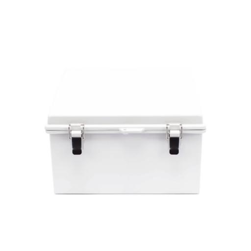 [PRECISION_PST-3030-18E] Precision Gabinete de Plástico ABS, Uso en Intemperie ip66 (300 x 300 x 180 mm) Cierre por Broche Inoxidable.