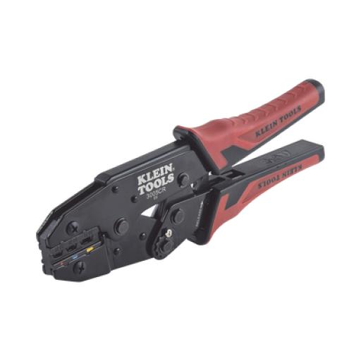 [KLEINTOOLS_3005-CR] Klein Tools Pinza Ponchadora para Terminales con Aislamiento en Cable de Cobre Sólido y Trenzado de 10-22 AWG.