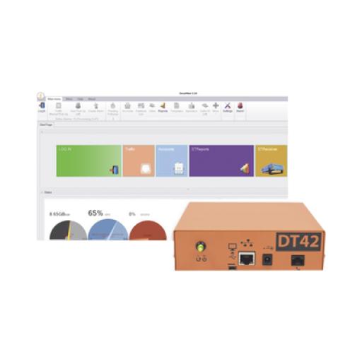 [MCDISECURITYPRODUCTS_KITSTLDT42] MCDI Security Products Inicie o renueve su central de monitoreo de alarmas, Kit 1 receptora ExtriumDT42V2 y Software de monitoreo suscripción de 1 año.