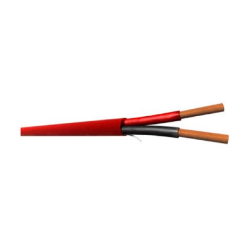 [VIAKON_9489] Viakon Bobina de 305 metros de Alambre, 2 x 18 AWG, color rojo, FPLR Incendio, Hecho en México