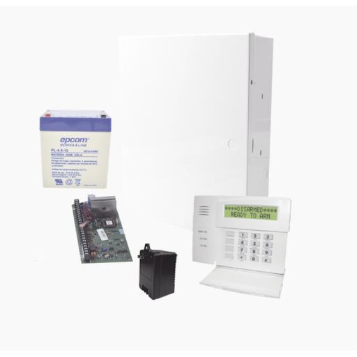 [HONEYWELLHOMERESIDEO_VISTA48/64SPTB] HONEYWELL HOME RESIDEO Sistema de Alarma VISTA48LA con 4 Zonas en Teclado, Incluye  Batería y Transformador