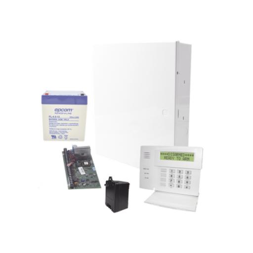 [HONEYWELLHOMERESIDEO_VISTA48/64SPTB] HONEYWELL HOME RESIDEO Sistema de Alarma VISTA48LA con 4 Zonas en Teclado, Incluye  Batería y Transformador