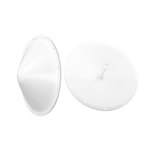 [TXPRO_KIT-TXP-28SMA-RD2] txPRO Kit de Antena y radomo, ganancia de  28 dBi, rango de frecuencia extendida (4.9 a 6.5 GHz), conectores SMA-macho inverso, incluye jumper, distancia de hasta 15 km