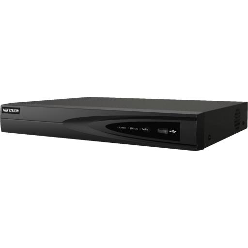 [HIKVISIONDIGITALTECHNOLOGY_DS-7604NI-K1/4P(C)] Hikvision Digital Technology NVR 8 Megapixel (4K) / 4 canales IP / Soporta Cámaras con AcuSense / 1 Bahía de Disco Duro / 4 Puertos PoE+ / Salida de vídeo 4K / Videoanaliticos