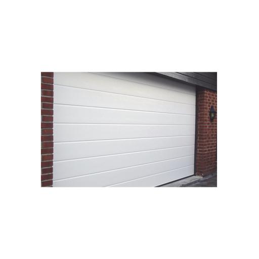 [ACCESSPRO_GARAGE-88] AccessPRO Puerta de Garage de Alta Calidad / Linea Central / Color Blanco 8X8 pies,  AISLADA, Estilo Americana.