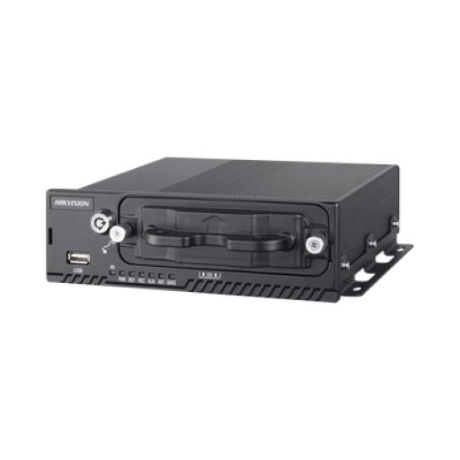 [HIKVISIONDIGITALTECHNOLOGY_DS-MP5604] Hikvision Digital Technology DVR Móvil 1080P / 4 Canales TURBO + 4 Canales IP / Soporta 4G / WiFi / GPS / Soporta HDD / Entrada y Salida de Alarmas / Salida de Video