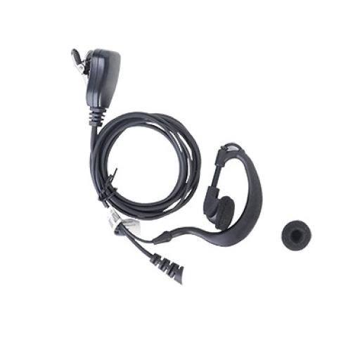 [TXPRO_TX-EHM] TX PRO Micrófono - audífono de solapa ajustable al oído para  TC-500/ 518/ 600/ 610/ 700 y radios GP300/ PRO2150/ P110/ GP350/ SP-10/ PRO3150/ EP450/ EP350/ MAG ONE