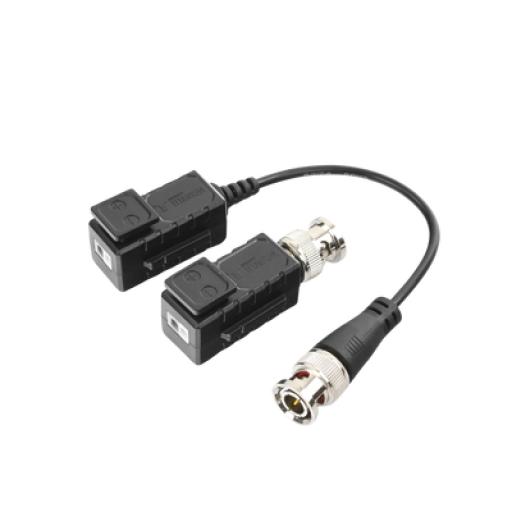[EPCOM_TT-101-F-TURBO] Epcom Kit de Transceptores (Baluns) con Terminal PUSH SUPERIOR, Resolución 4K , Cable flexible COAXIAL Blindado / COAXITRON / AUDIO POR COAXITRON / Menu OSD /Conector 100% COBRE / protección TVS, Calidad PREMIUM