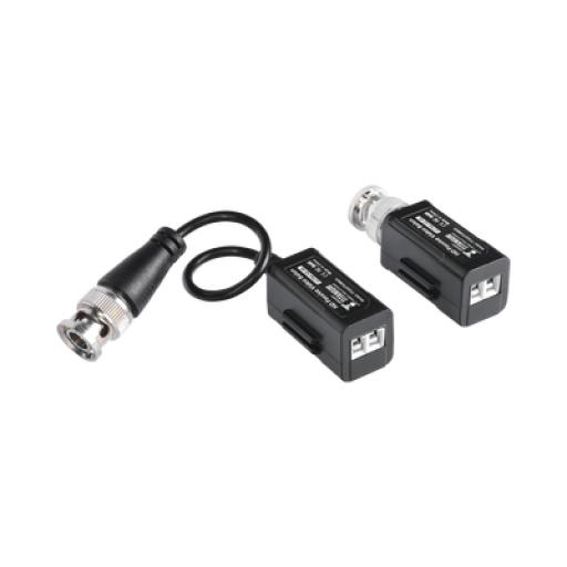[EPCOM_TT-101-F-TURBO-S] Epcom Kit de Transceptores (Baluns) con TERMINALES TIPO TORNILLO, Resolución 4K, Cable flexible COAXIAL Blindado  / COAXITRON / AUDIO POR COAXITRON / Menu OSD /Conector 100% COBRE / Calidad PREMIUM