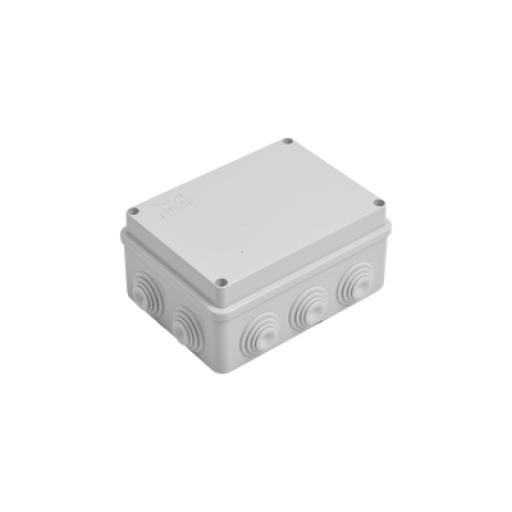 [GEWISS_GW-44-006] Gewiss Caja de derivación de PVC Auto-extinguible con 10 entradas, tapa atornillada, 150x110x70 MM, Para Exterior (IP55)
