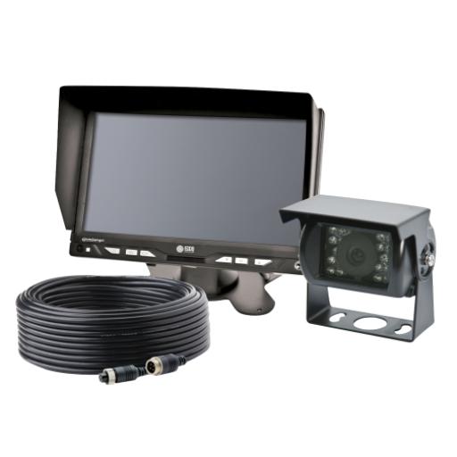 [ECCO_K7000B] ECCO Sistema Profesional Alámbrico  de Cámara de Reversa y Monitor para Vehículos de Trabajo y Montacargas
