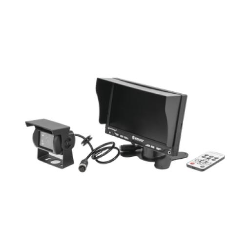 [ECCO_K7000B] ECCO Sistema Profesional Alámbrico  de Cámara de Reversa y Monitor para Vehículos de Trabajo y Montacargas