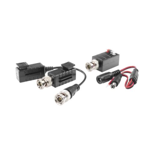 [EPCOM_KIT4501AP] Epcom Kit de TRANSCEPTORES DE VIDEO DE LARGO ALCANCE / 320 Metros / Resolución 720P y 1080P / Cat 5e/6 / Compatible con cámaras HD-TVI/CVI/AHD/CVBS / Alimente solo el Receptor / Protección Interconstruida contra sobretensión.