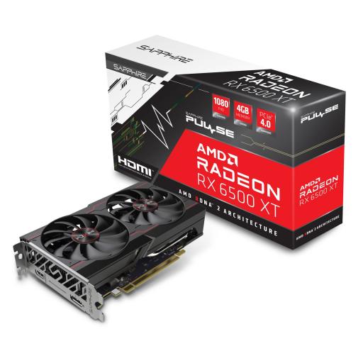[SAPPHIRE_11314-01-20G] Sapphire TARJETA DE VIDEO SAPPHIRE PULSE RX6500 XT OC 4GB GDDR6(11314-01-20G)