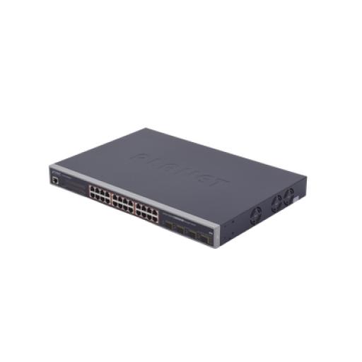 [PLANET_WGSW-24040HP4] Planet Switch Administrable L2+ de 24 puertos 10/100/1000T PoE+ con 4 puertos combo TP/SFP Gigabit