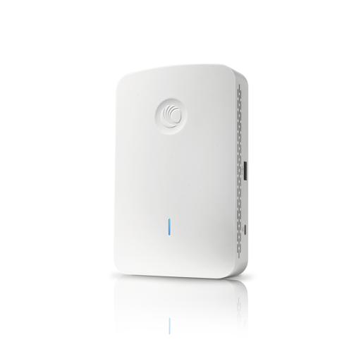 [CAMBIUMNETWORKS_PL-E425H00A-RW] Cambium Networks Access Point WiFi cnPilot e425H Indoor Wall Plate, doble banda, Wave 2, antena beamforming, 2 puertos de salida (1x PoE Gigabit y 1x Ethernet Gigabit)
