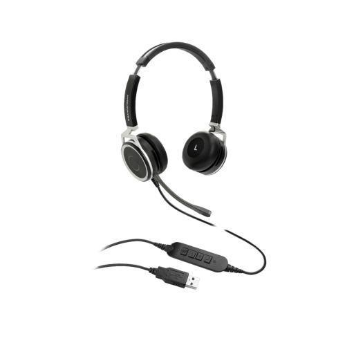 [GRANDSTREAMNETWORKS_GUV3005] Grandstream Networks Audífonos HD USB con Micrófono con Cancelación de Ruido