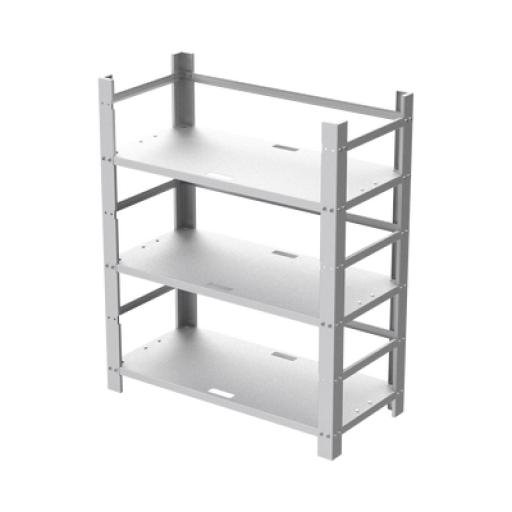 [EPCOM_EI-RACK-12BAT] Epcom Estante Galvanizado de 3 Niveles para Instalación de 12 Baterías de Ciclo Profundo Similares a la PL-110-D12.