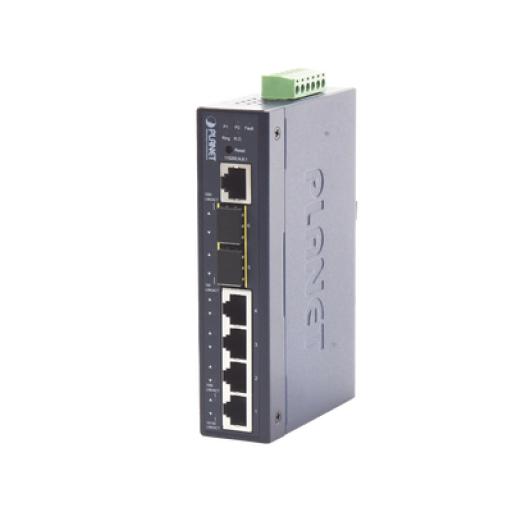 [PLANET_IGS-5225-4T2S] Planet Switch Industrial Administrable Capa 2 con 4 Puertos 10/100/1000T y 2 Puertos SFP 1G/2.5G