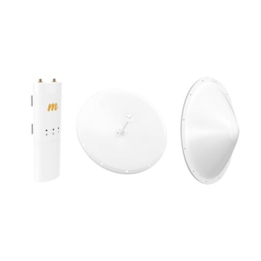 [MIMOSANETWORKS_C5C-TXP-KIT] Mimosa Networks Kit de radio C5C con Antena de 28dBi, Frecuencia (4.9-6.5 GHz), para hasta 20 km, Radomo, PoE y Jumpers Incluidos