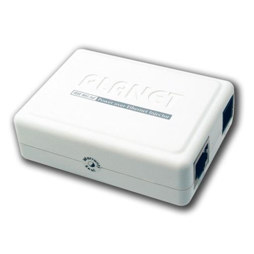 [PLANET_POE-152] Planet Inyector PoE 802.3af de 1 Puerto Gigabit 10/100/1000 Mbps (End-Span)