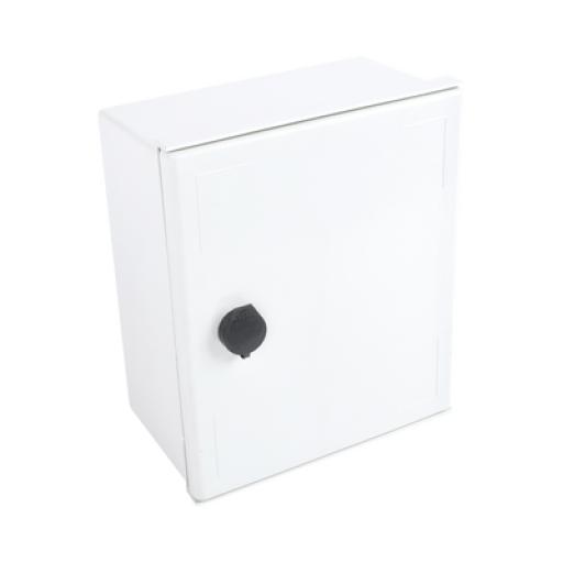 [PRECISION_PST-2530-14P] Precision Gabinete de Poliéster IP65 Uso en Intemperie (250 x 300 x 140 mm) con Placa Trasera Interior de Plástico (Incluye Chapa y Llave).
