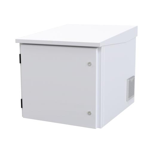 [LINKEDPROBYEPCOM_LP-FORTE-6078-09U] LINKEDPRO BY EPCOM Gabinete PROFUNDO hasta 705 mm  de profundidad, de Exterior de 9UR con Ventiladores y Termostato (Montaje a poste o torre se vende por separado).
