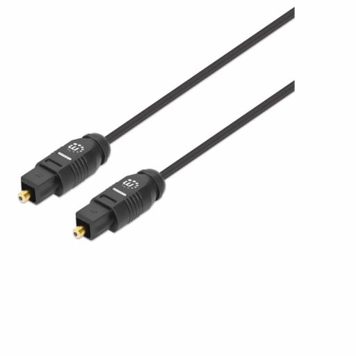 [MANHATTAN_356060] Manhattan 356060 cable de fibra optica 1 m TOSLINK Negro