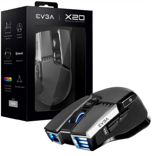 [EVGA_903-T1-20GR-K3] MOUSE EVGA X20 903-T1-20GR-K3 10 BUTTONS, 16000 DPI , 400 IPS