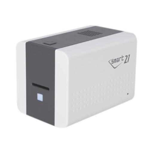 [IDP_SMART21SK] IDP Impresora de Tarjetas Semi- automática SMART21 / Ingreso de Tarjetas Manual/Incluye Ribbon, Software y 100 Tarjetas PVC