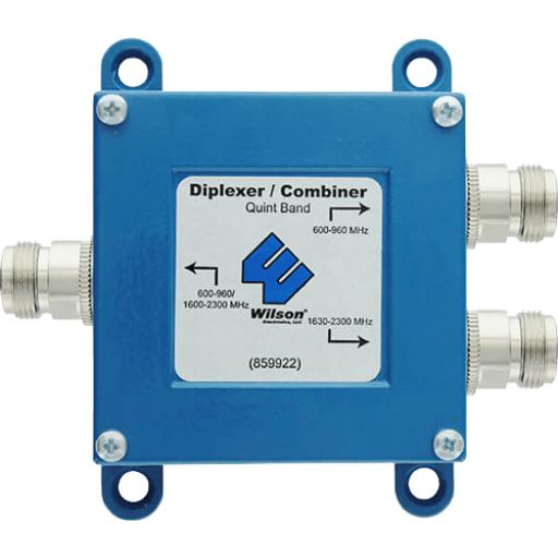 [WEBOOST_859-922] WeBoost Diplexer/Combinador 600-960 MHz / 1630-2300 MHz, ideal para Amplificadores de señal celular de doble o triple banda.