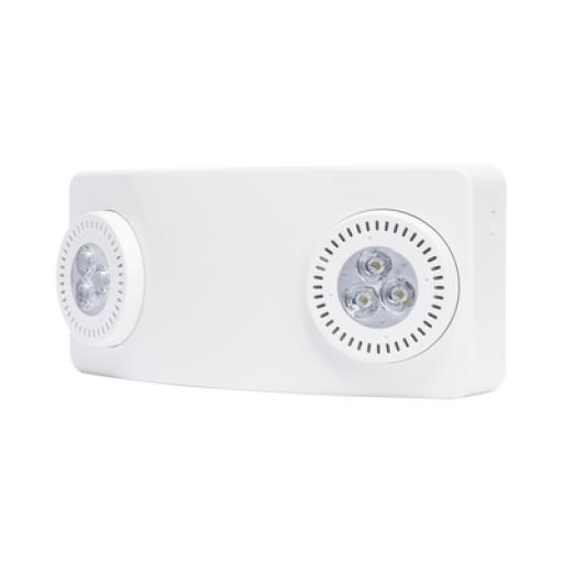 [SFIRE_SF-1960-LF] SFire Luz de Emergencia Dual LED /520lm/uso rudo/montaje en pared o techo/batería de respaldo incluida