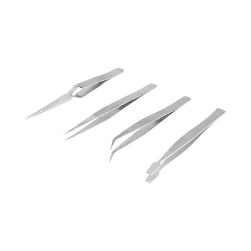 [SYSCOM_GCP011-10735] Syscom ( GCP011-10735 ) JUEGO D/4 MINI-TENAZAS ACERO-INOX.