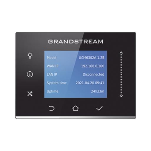 [GRANDSTREAMNETWORKS_UCM6302A] Grandstream Networks Conmutador IP-PBX para hasta 500 usuarios y 75 llamadas simultaneas, 2FXO, 2FXS, solución para PyMEs