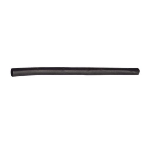 [SYSCOM_5174-112-1] Syscom Tubo Termoencogible (Termofit) Negro de 1.2 m, 1/2 de Diámetro, Reduce de 2:1, Poliolefina.