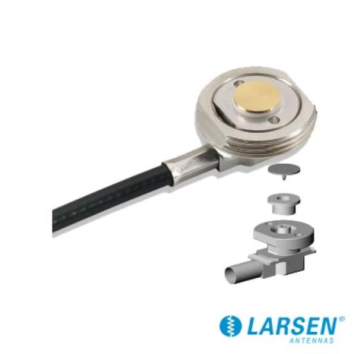 [PULSELARSENANTENNAS_NMO-KHFUD] Pulse LARSEN Antennas Kit de Instalación para Antenas de Alta y Baja Frecuencia, Incluye Montaje de 3/4" (NMO), 5 mts de Cable, sin Conector.