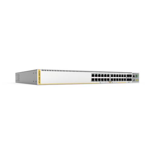 [ALLIEDTELESIS_AT-X530L-28GTX-10] Allied Telesis Switch inteligente de distribución o core, Stackeable, Capa 3, 24 x 1000 Mbps + 4 x SFP+ 10 G, Doble fuente de alimentación redundante